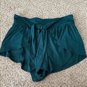 Free People Teal Women's Athletic Shorts